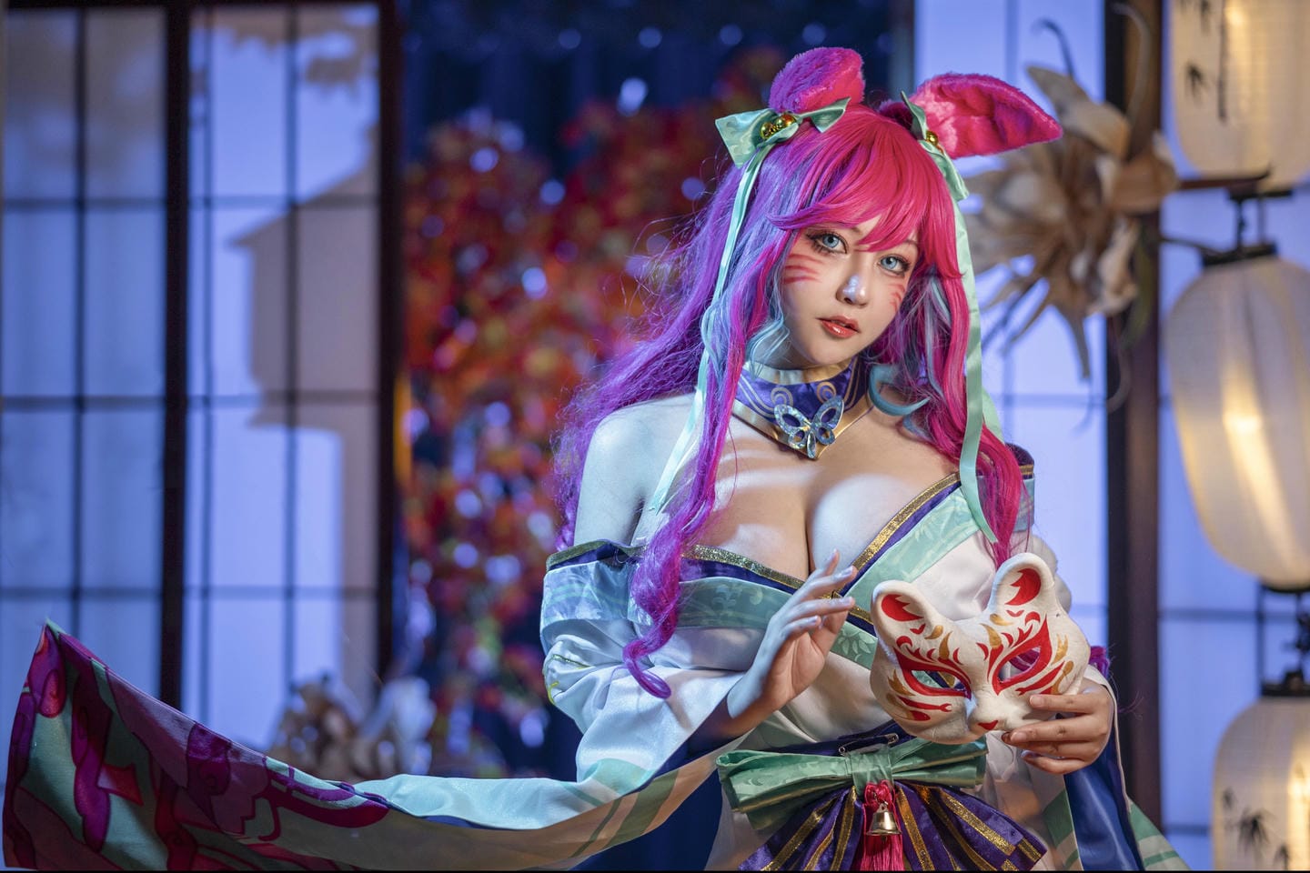 六味帝皇酱 - 五一假日女友-KANEKO_咔喵 - 英雄联盟 灵魂莲华 阿狸 [17P1V-541M]